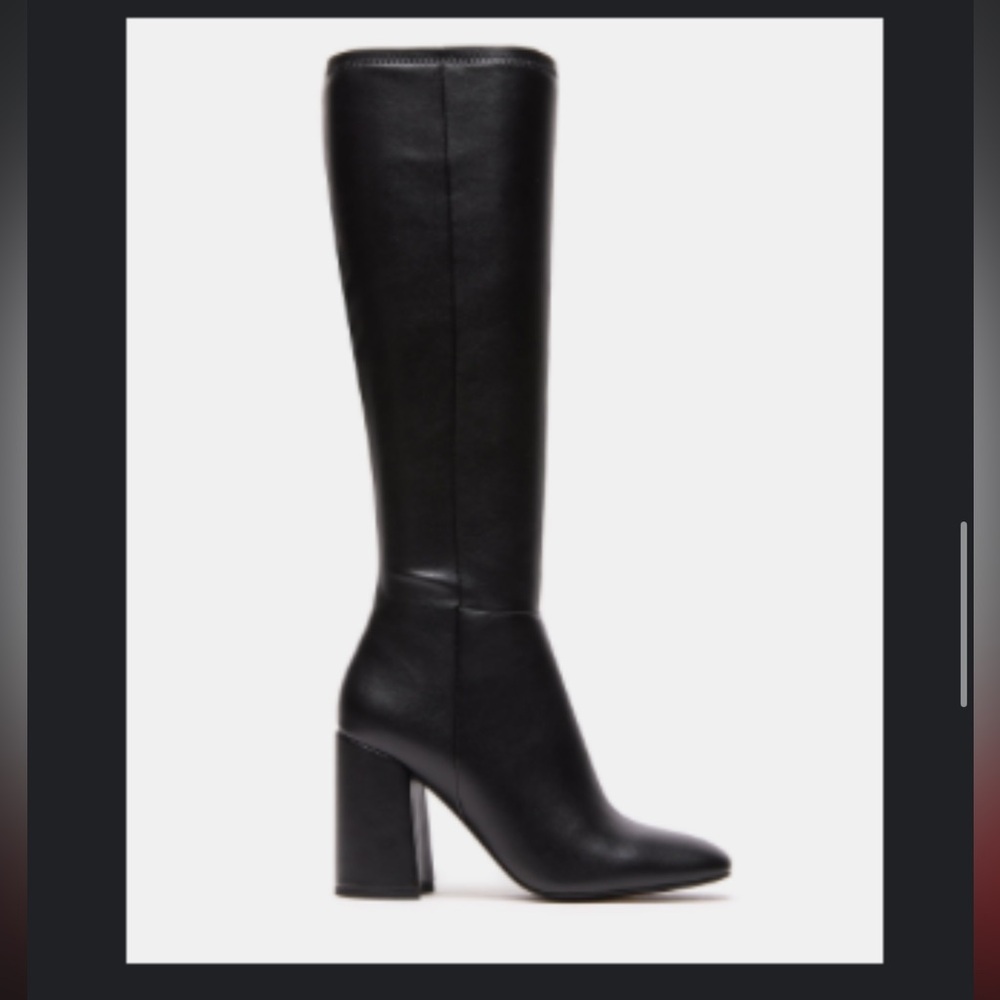 Steve Madden Leah Black Boot
